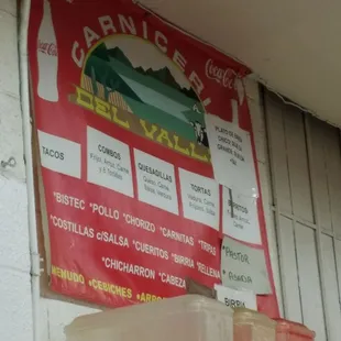 What type of food and meats they serve