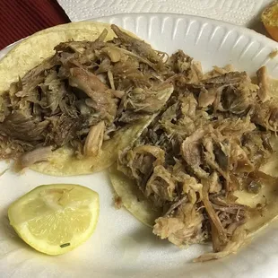 Tacos de carnitas