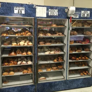 a variety of donuts
