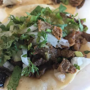 Yummy street tacos.