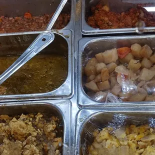 chicken wings and fried chicken, interior