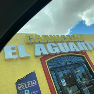 the front of a restaurant