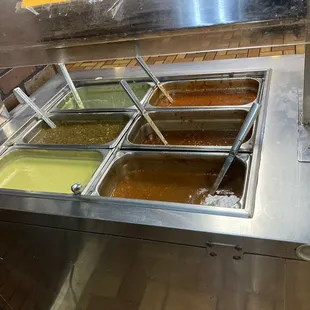 the food being prepared