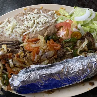 a plate of food
