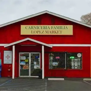 the front of the store