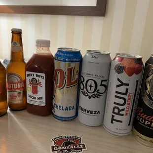 Drinks we picked up