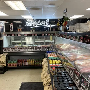 the inside of a grocery store