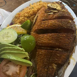 Fried tilapia