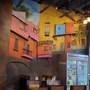 the interior of a restaurant