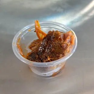 Sample of beef birria
