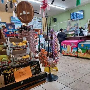 the store's fruit section