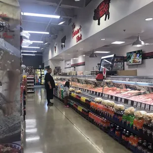 Motown counter meat department
