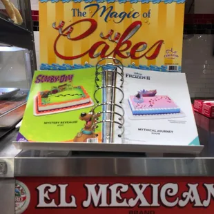 You can order cakes here!