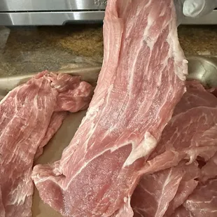 Todos los bistecs salieron haci