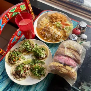 Tacos + Conchas + Tamales