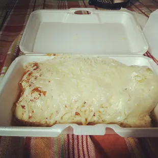 One really big burrito :)