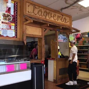 Great tacos in back of market!