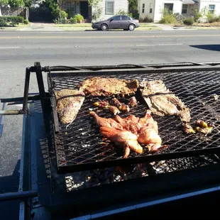 They BBQ in the fron and sell it here at a reasonable price.