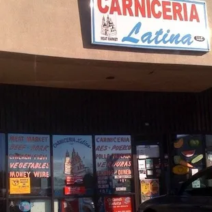 the front of a restaurant