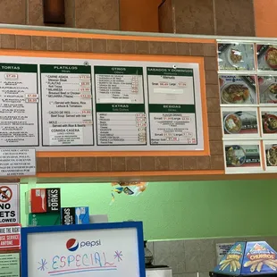 Menu as of Jan 19