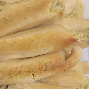Burnt tamales from Carneceria Lopez on Franklin blvd.