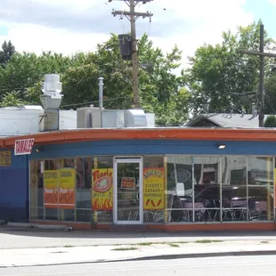 the outside of the store