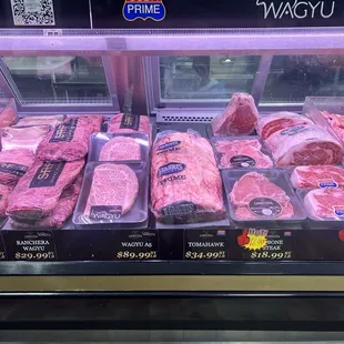 Selection of meats