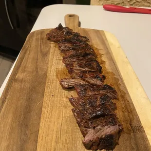 Tasajo ready to eat