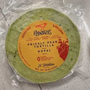 Prickly Pear Tortillas