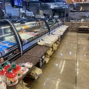 Meat market and to go area (prepared hot foods)