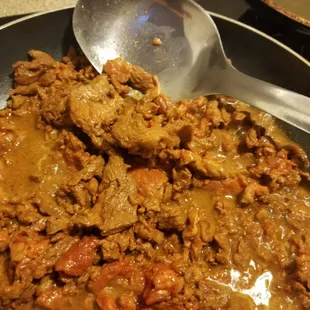Poor quality taco meat