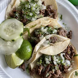 3 Asada (Steak) Tacos