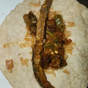 Nasty beef...led to toilet