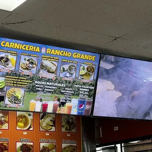 Menu as of 6/2023