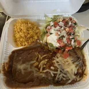 chili Relleno plate for only 10.99