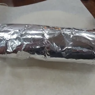 Nice tightly wrapped burrito