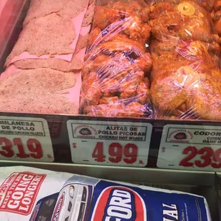 Chicken wings marinated