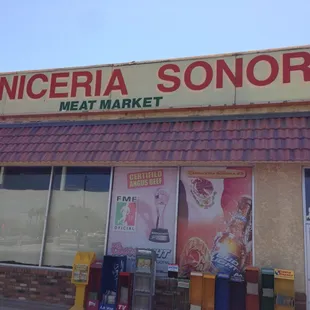 the front of the store