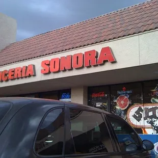 the front of a restaurant