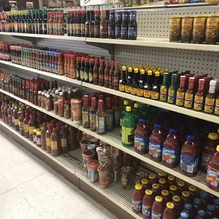 So many salsas to choose from!