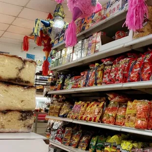 Chips &amp; cookies section