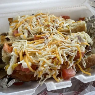 Sonora Dogs! They forgot the beans!