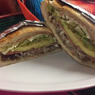 Torta De Asada Y Camaron