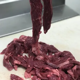 Tasajos de carne ranchera!.