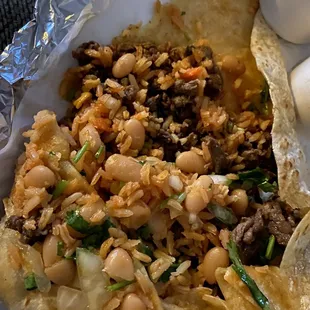 Regular burrito and I asked for a supreme