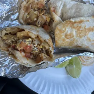 Hair in the burrito