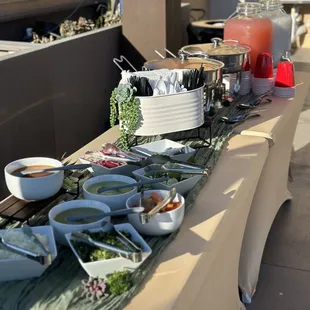 sushi and sashimi, outside