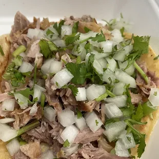 carnitas taco