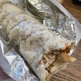 Carnitas burrito