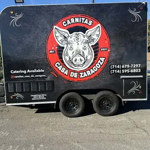 the side of a food truck